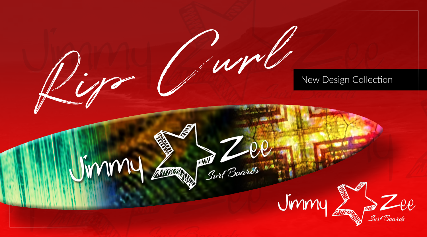 Jimmy Doe Surfboards – New Design Collection Surf & Lifestyle Brand advertising design concept by OptGraphics